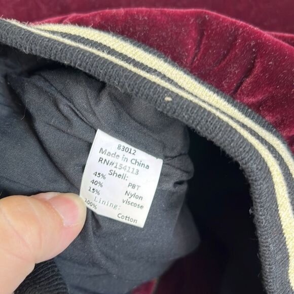 Doe a Deer Velvet Swan Bomber Jacket - Picture 6 of 7